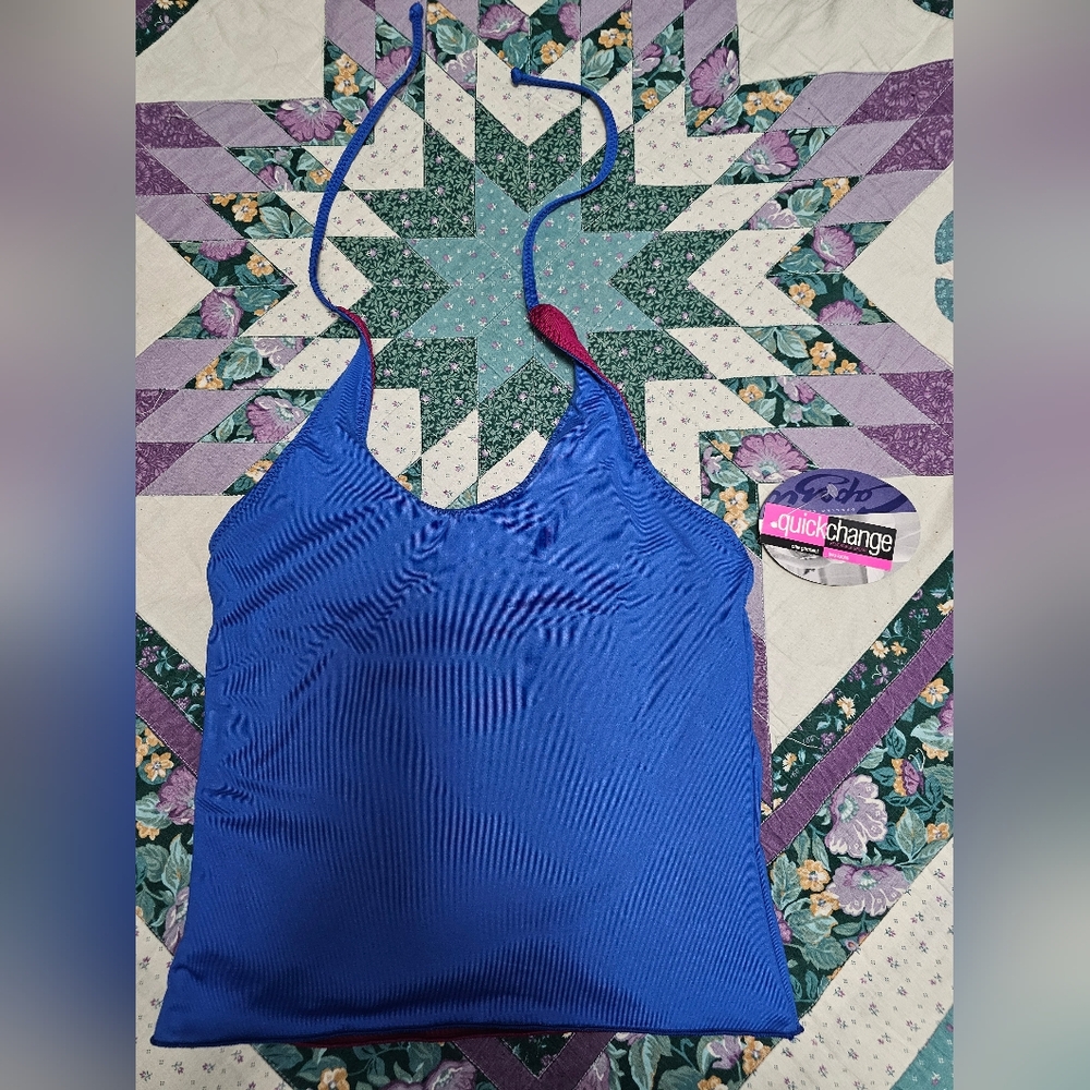 NWT Capezio Reversible Halter Top Size Large